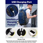 ProEtrade Laptop Backpack ,Business Work Travel Rucksack Bag Anti Theft College School Backpack with USB Charging Port ,Computer Backpack Fits 15.6 Inch Laptop Gifts for Women & MenBlue
