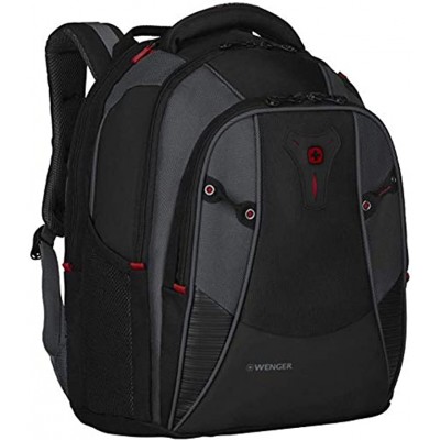 Wenger Mythos Laptop Backpack Fits up to 16″ Laptop 27 l Unisex Ideal for Business Uni School Travel Black Blue