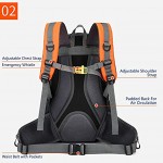 CLF 40L Outdoor Backpack with Shoe Compartment
