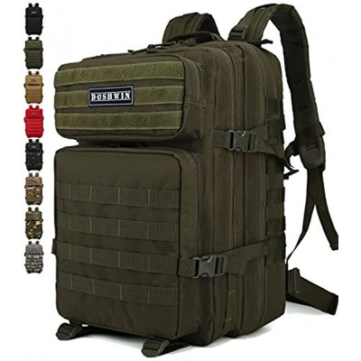 Doshwin 40L Military Backpack Tactical Army Assault Pack Molle Camo Rucksack for Camping Trekking Travel Hiking