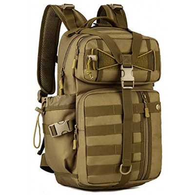 HUNTVP 30L Molle Tactical Backpack Military Assault Pack Rucksack Large Laptop Daypack for Hiking Camping Hunting
