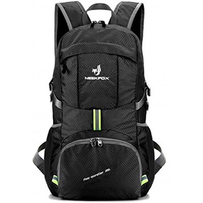 NEEKFOX Lightweight Packable Travel Hiking Backpack Daypack,35L Foldable Camping Backpack,Ultralight Outdoor Sport Backpack