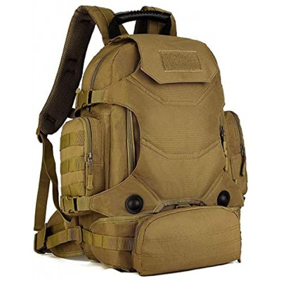 Selighting Tactical Backpack 40L Military Rucksack Waterproof MOLLE Assault Pack Hiking Backpacks with a Waist Bag for Trekking Travelling Hiking Camping
