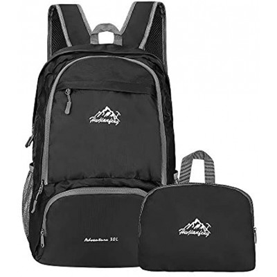 Yideng Backpack Rucksack Portable Daypack Foldable Packable Shoulders Bag Mesh Shoulder Straps Nylon Waterproof for Men Women Travel Camping Hiking Mountaineering