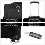 Aerolite 4 Wheel Spinner Super Lightweight Suitcase and Hand Luggage Cabin Case