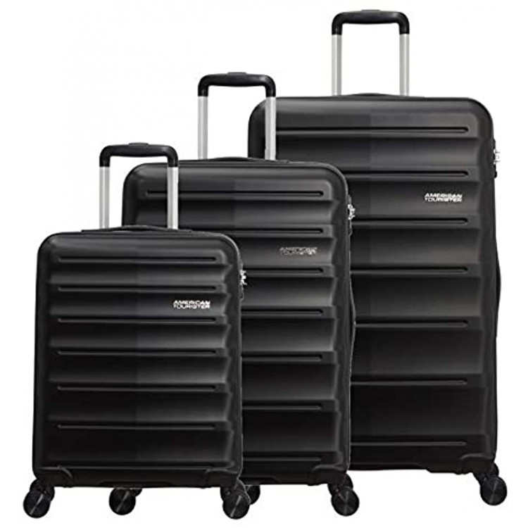 American Tourister MTO Speedlink 3 Piece Luggage Set 55cm 67cm & 77cm Black