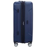 American Tourister Tracklite Spinner Medium Expandable Suitcase 67 cm 82 liters Blue Dark Navy