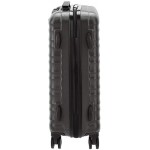 Basics Hardside Luggage Spinner 55cm Cabin Size Black Approved for Ryanair and most other budget airlines