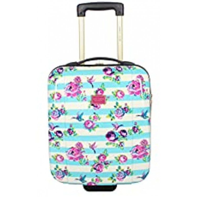 Betsey Johnson Carry On Hardside Wheeled Under The Seat Tote Bag