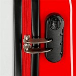 Disney Mickey True Love White Cabin Suitcase 38 x 55 x 20 cm Rigid ABS Combination Lock 34 Litre 2.6 kg 4 Double Wheels Hand Luggage
