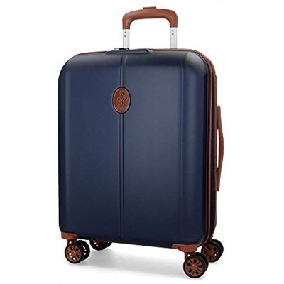 El Potro Ocuri Blue Cabin Suitcase 40 x 55 x 20 cm Rigid ABS TSA Lock 37 Litre 3.3 kg 4 Double Wheels Hand Luggage