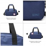 Kono 35x20x20 Ryanair Cabin Bags Unisex Carry-ons Underseat Holdall Luggage Travel Weekender Bag