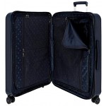 Pepe Jeans Ada Suitcase Set Black 55 70 cm Rigid ABS Integrated TSA Lock 119.4L 7.1 kg 4 Double Wheels Hand Luggage