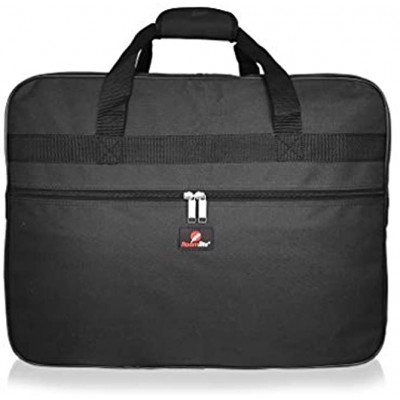 Roamlite Hand Luggage Holdall for Ryan-air and Easy-Jet Carry-On Bags Exact Size and Shape Travel Duffle 55 cm x40cm x20cm 40 Litre Flight Baggage RL56K Black