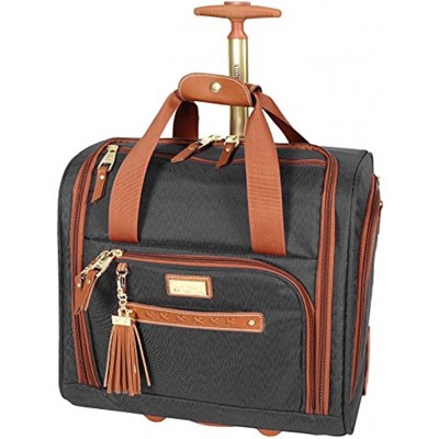 Steve Madden Luggage Wheeled Suitcase Under Seat Bag