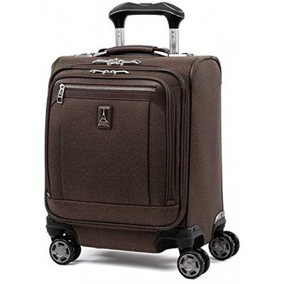 Travelpro Luggage Platinum Elite 16" Carry-on Spinner Tote with USB Port Rich Espresso