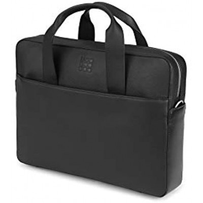Moleskine Classic Leather Slim Briefcase Black
