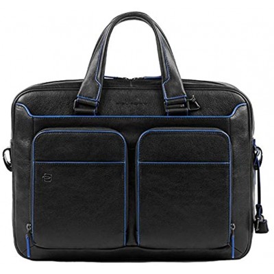 PIQUADRO Blue Square Special Briefcase Leather 39cm Laptop Compartment