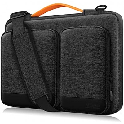 Alfheim 15.6-16 inch Laptop Case Sleeve Waterproof Shock-Resistant Lightweight Shoulder Bag 360° Protective Notebook Briefcase Compatible with 16 16.2 inch Macbook Pro A1398 A2141 A2485 Surface Book