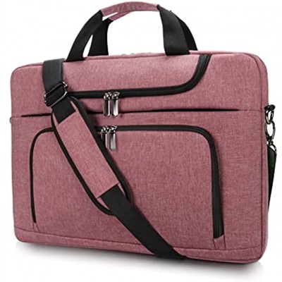Bertasche Laptop Bag 17 17.3 Inch Women Briefcase Computer Shoulder Bag Tote for Ladies Work Trip School