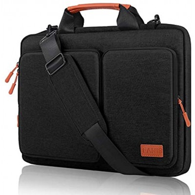 FANIS 14 Inch Laptop Sleeve Briefcase Waterproof & Shockproof Shoulder Bag Business Messenger Bag Designed for Professional Compatible with 13.3 inch New MacBook Pro Protective Bag with Handle