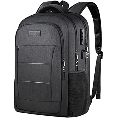 Travel Laptop Backpack 50L Extra Large Bag Water Resistant Anti-Theft Rucksack with USB Charging Port and Lock Fit 17.3 Inch Notebook for Computer Business Bookbag Women Men College School Gift