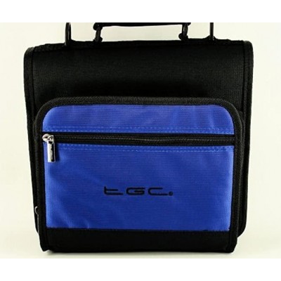 New Dreamy Blue & Black Deluxe Twin Compartment Shoulder Carry Case Bag for the  Kindle Fire HD 16 & 32 GB Paperwhite Tablet Cover & Accessories