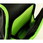 New Jet Black & Electric Green Trims & Linings Deluxe Twin Compartment Shoulder Carry Case Bag for the Kindle Fire HD 16 & 32 GB Paperwhite Tablet Cover & Accessories