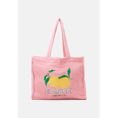 Fiorucci LA PESCA TOWELLING TOTE BAG UNISEX - Tote bag - pink/light pink