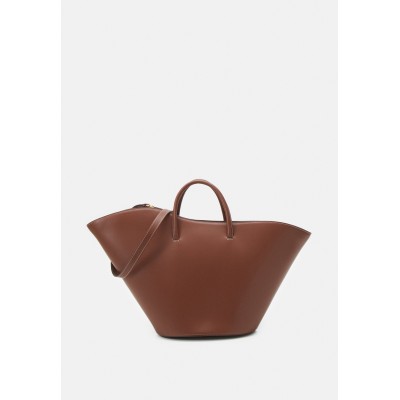 Little Liffner OPEN TULIP TOTE LARGE - Tote bag - chestnut/brown