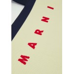 Marni FLAT SHOPPING UNISEX - Tote bag - ecru/blublack/red/beige