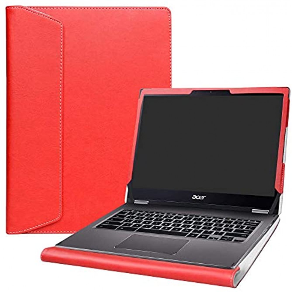 Alapmk Protective Case Cover For 13.3 ACER CHROMEBOOK SPIN 13 CP713-1WN & CHROMEBOOK 13 CB713-1W & Acer Chromebook Enterprise 13 Laptop [Note:Not fit Acer Chromebook R 13 CB5-312T],Red