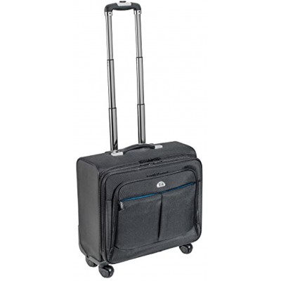 PEDEA business trolley "Premium" rolling case for laptops up to 17.3 inches 43.9 cm with overnight compartment black
