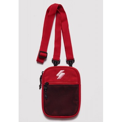 Superdry pouch - Across body bag - risk red/red