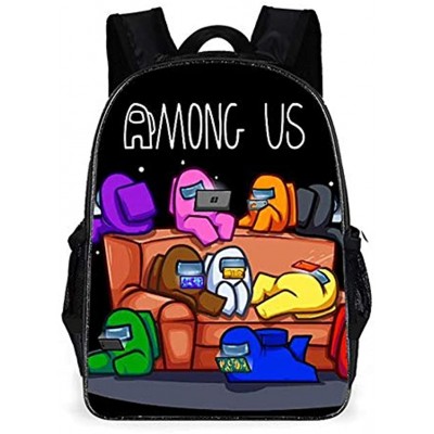 Backpacks Kids School Backpack School Bag Werewolf Kills Game 3D Printed Cartoon School Bag for Boys Elementary and Middle School Students