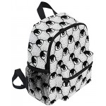 Children's Backpack Kids Schoolbag Cute Penguin Print Students Bookbag for Boys Girls Chest Strap