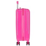 Disney Enjoy Minnie Pink Cabin Suitcase 34 x 55 x 20 cm Rigid ABS Combination Lock 34 Litre 2.6 kg 4 Double Wheels Hand Luggage