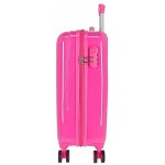 Disney Princess Pink Cabin Suitcase 38 x 55 x 20 cm Rigid ABS Combination Lock 34 Litre 2.6 kg 4 Double Wheels Hand Luggage