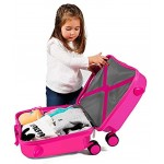 Disney Princess Pink Kids Rolling Suitcase 50 x 38 x 20 cm Rigid ABS Combination Lock 34 Litre 2.1 kg 4 Wheels Hand Luggage