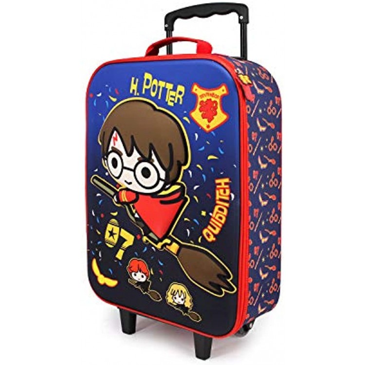 Karactermania Harry Potter Quidditch-Soft 3D Trolley Suitcase One Size Multicolour
