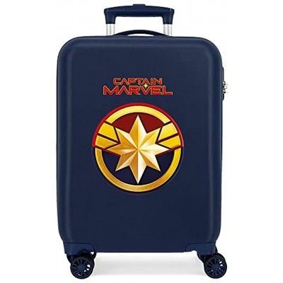 Marvel Avengers All Avengers Blue Cabin Suitcase 37 x 55 x 20 cm Rigid ABS Combination Lock 34 Litre 2.6 kg 4 Double Wheels Hand Luggage