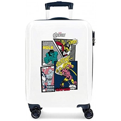 Marvel Avengers Sky Avengers Multicoloured Cabin Suitcase 34 x 55 x 20 cm Rigid ABS Combination Lock 34 Litre 2.6 kg 4 Double Wheels Hand Luggage