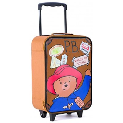 Paddington Bear Children's Luggage Paddington Box Wheeled Bag 18 liters Brown Brown PADD001001