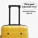 PALHERU Kids Trolley Hand Luggage Large Capacity Rolling Trolley Suitcase Travel Rolling Luggage Built-In TSA Customs Code Lock Fits for Travel School Daily Using,White