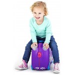 Trunki Ride-on Suitcase Penelope the Princess Purple