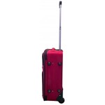 Dumont 4-Piece Expandable Lightweight Rolling Luggage Set Red