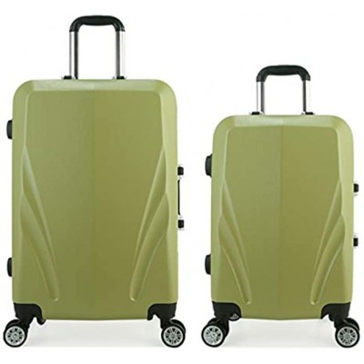 Expandable Luggage with Double Wheels 20in 24inTravel Luggage Lightweight 2 Piece Luggage Nested Set With Lock Trolley Cases Suitcase Carry-on Uprights Suitcase 360° Silent Spinner Multidirectional Wh