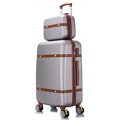 Luggage Set Hmj Travel Luggage Set Trolley Suitcase Cosmetic Bag 2 Piece Suit
