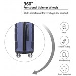 Spexlb Sets Suitcases with Wheels Bag Carry on Luggage Dark Blue 20 24 28 inch Luggage Luggage Sets Suitcase Suitcases with Wheels Carry on Bag Carry on Luggage