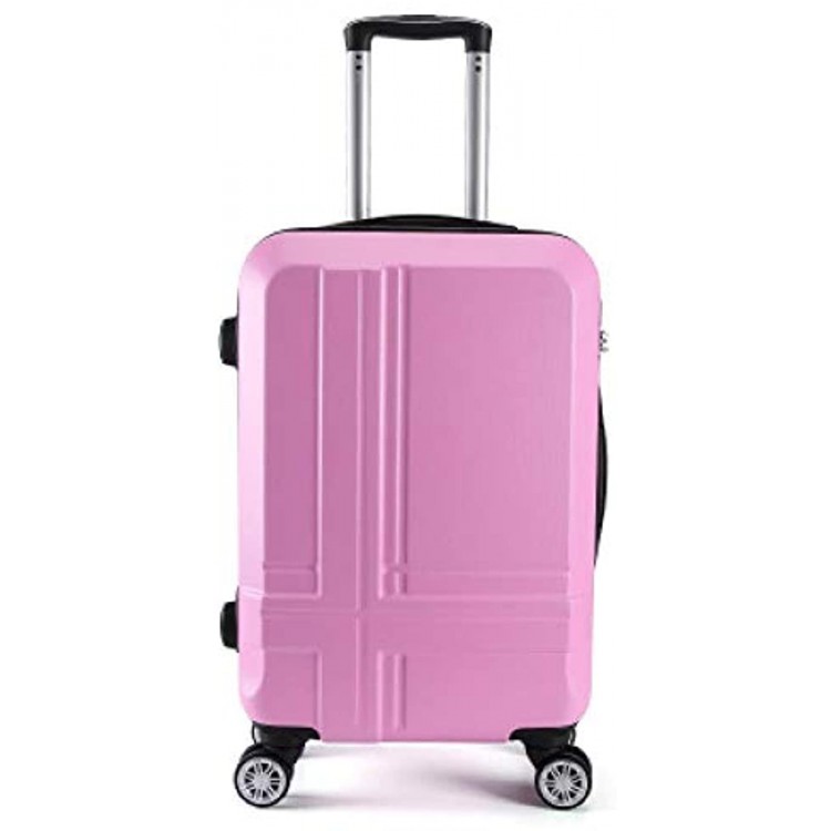 Universal Wheel Pull Rod Box 24 inch Suitcase Password Boarding Box Universal Wheel Cross & mdash; Pink 20 inches